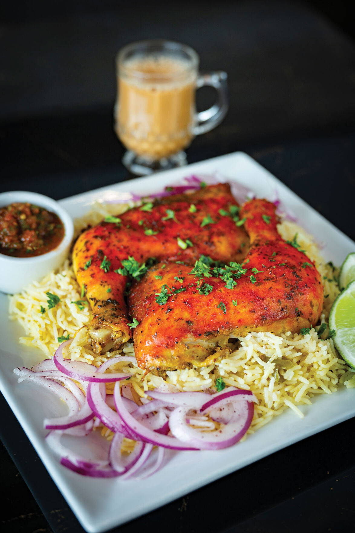 Chicken mendi at Middle Eatz